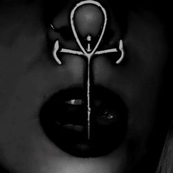 Onlyfans Unbroken: Striking Nose Ring and Gothic Fashion.
