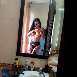 AreeyaTS: OnlyFans Model Showcasing Innerwear in Bathroom