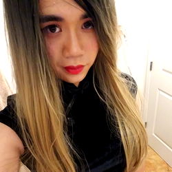 SweetCitrine in Chic Black Dress