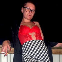 Sassy, Confident Model Poses in Playful Attire