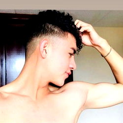 Ecuadorian Model Alexander: Shirtless, Muscular Photoshoot