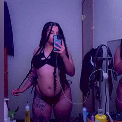 OnlyFans Model Rose Posing in Bathroom Mirror