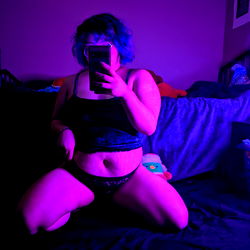 Purple Photoshoot in Rudi's Studio