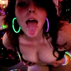 Onlyfans model celebrating at a party