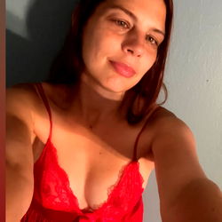 NYC Model Lisaann83 in Red Lingerie, Instagram Influencer