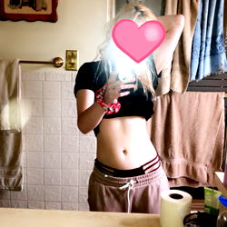 White Russian Onlyfans Model in Bathroom Mirror