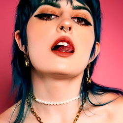 Vee Ives - The OnlyFans Model with a Twist of Teal!