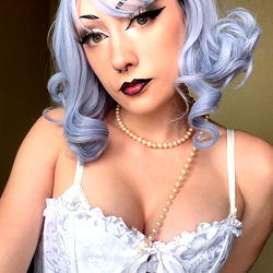 Stylish Model in Cosplay Costume