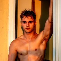 Hugo Dupré, Young Shirtless Model