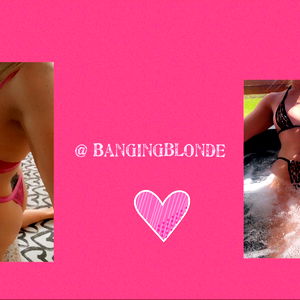 Banging blonde photo