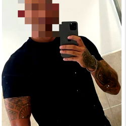 A Tatted Model Posing