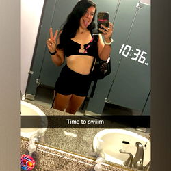 Haley Rae - Playful Bathroom Photoshoot