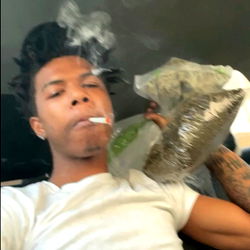 Model Photo with Car and Plants