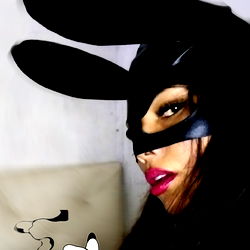 Onlyfans Model Karoline92 in Black and White Photo