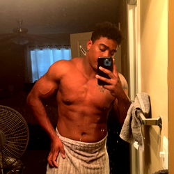 Fit Guy in Mirror Selfie