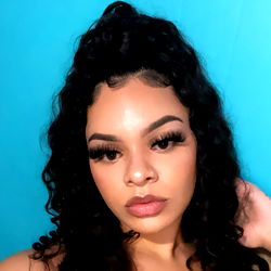 Stylish Woman in Stunning Hair and Makeup