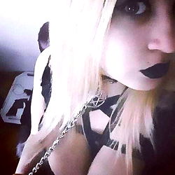 Vampire-themed photo of an Ashh