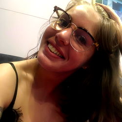 A Model Named Georgie in a Black and White Photo