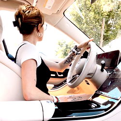 NYC OnlyFans Model Sydney: Behind the Wheel of a Luxury Car