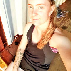 Athlete in Black Tank Top