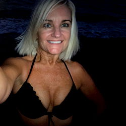 Summer's Beachside Selfie