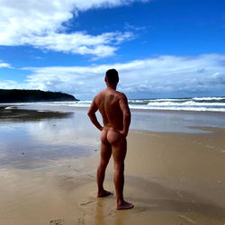 Toned Physique at Sandy Beach