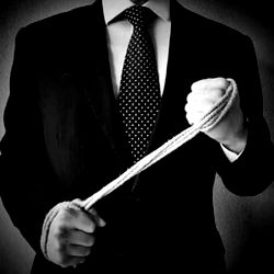 Professional Businessman Tied Up