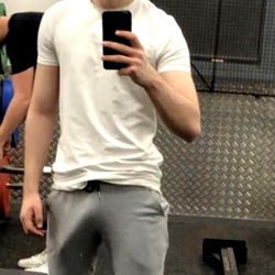 Fitness Enthusiast, D Machine Dom, Captures Gym Moment