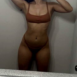 OnlyFans Model Ari Angel Strikes a Pose in Her Bathing Suit