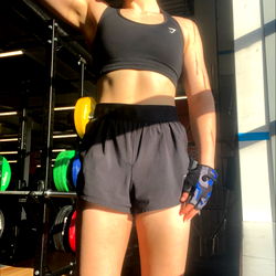 Alice, a Fitness Model in Gym