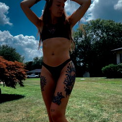 Lexx, Onlyfans Model in Bikini on Patio