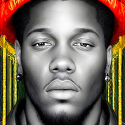 Scarface - Portrait with Hat