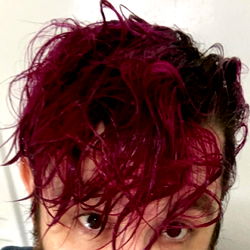 Nick's Vibrant New Hair Color