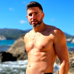 Antonio Mallorca: A Fit Model on a Beach