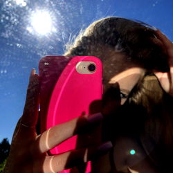 Jane's Phone Snap with Sunlight Reflection