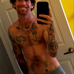 Onlyfans Tatted Stud Striking a Pose for the Camera