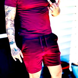 BIG DICK DEMON in Red on the Road