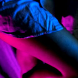 A person enjoying a beach-themed party