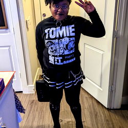 OnlyFans Model Relaxedgoth Striking a Pose for Instagram