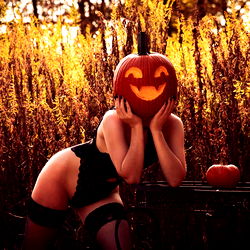 Halloween Themed Model Photoshoot