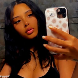 Stylish Young Lady Taking Selfie