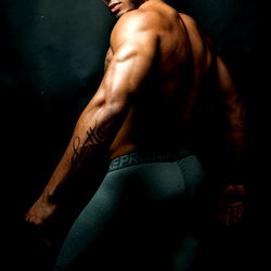 Professional Male Model Special J in Fitness Photoshoot