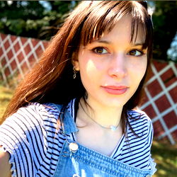 Stylish Girl in Summer Fashion, Outdoor Setting