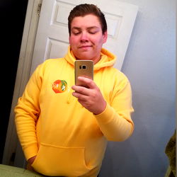 Josh's Yellow Hoodie Selfie