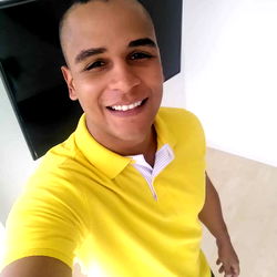 DHL Guy Posing for the Camera