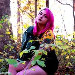 Mistress Lou in Autumnal Forest