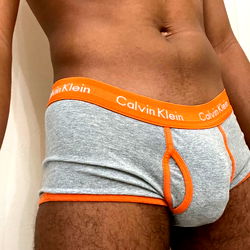 Marcus Brown | Orange Calvin Klein Briefs