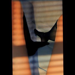 Elegant Stockings and Pantyhose Model in a Stylish Setting