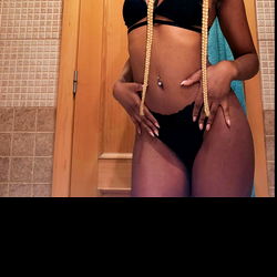 April Fire, OnlyFans Model Posing in Bathroom Mirror