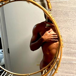 Model in Elegant Mirror